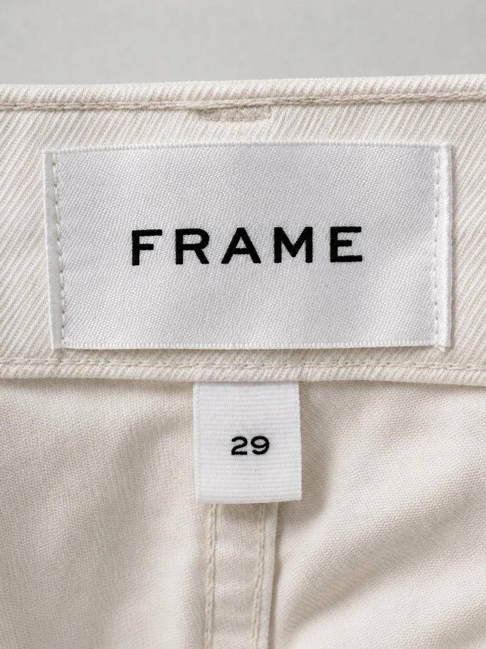 Frame Denim Off-White High-Rise Skinny Jeans Size 29
